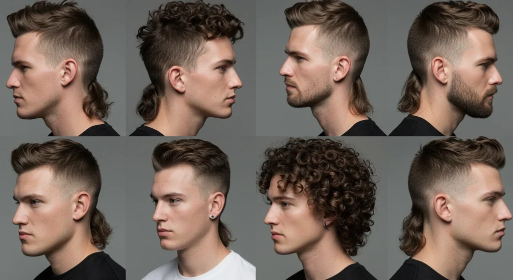 Modern mullet fade trend