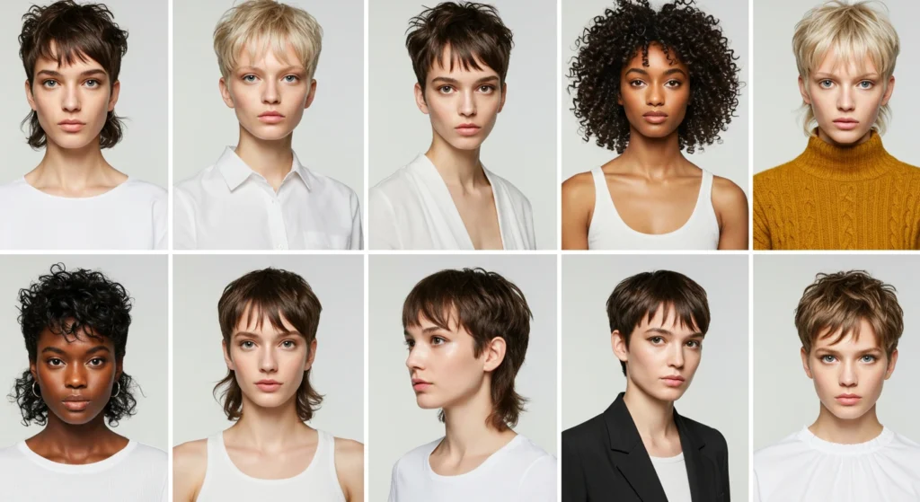 Feminine mullet styles & ideas
