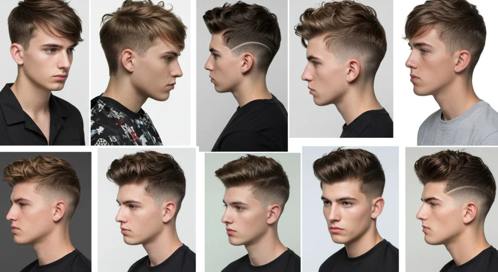 Types of Burst Fade Mullets