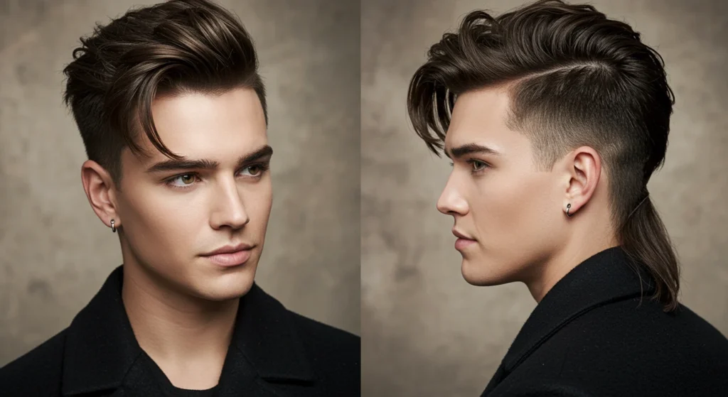 Trend and Popularity Burst fade mullet