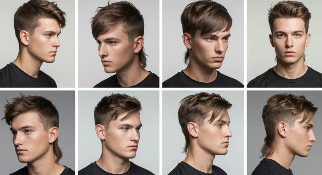 Low Taper Fade Mullet Styles