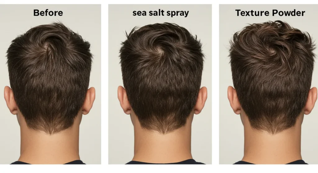 Use Sea Salt Spray and Texture Powder Together