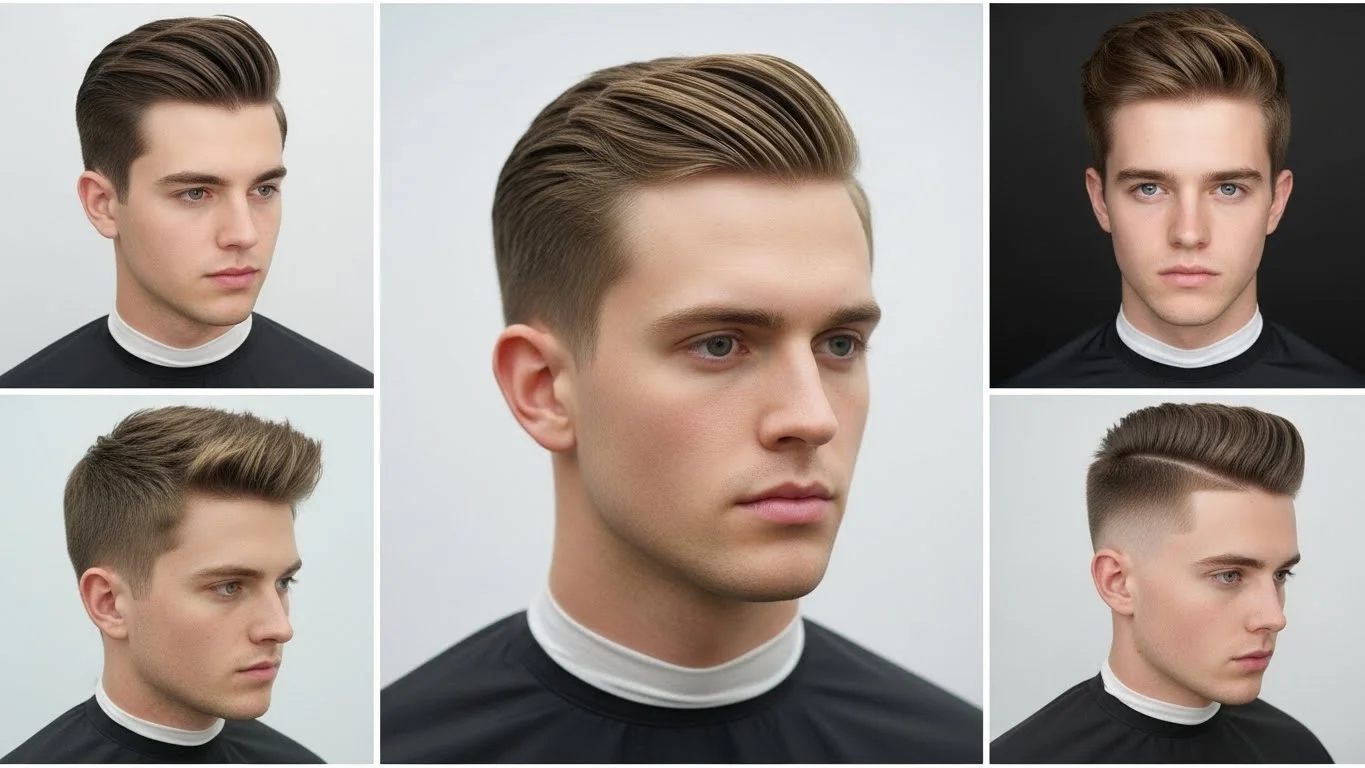 Different Ivy League haircut styles for men