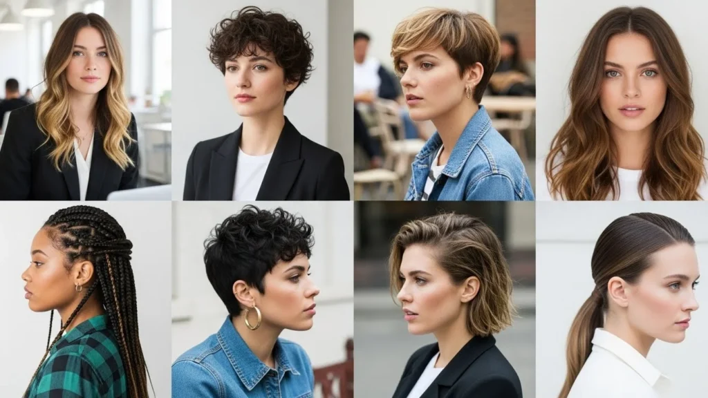 Modern hair trends reflecting lifestyle changes and natural texture