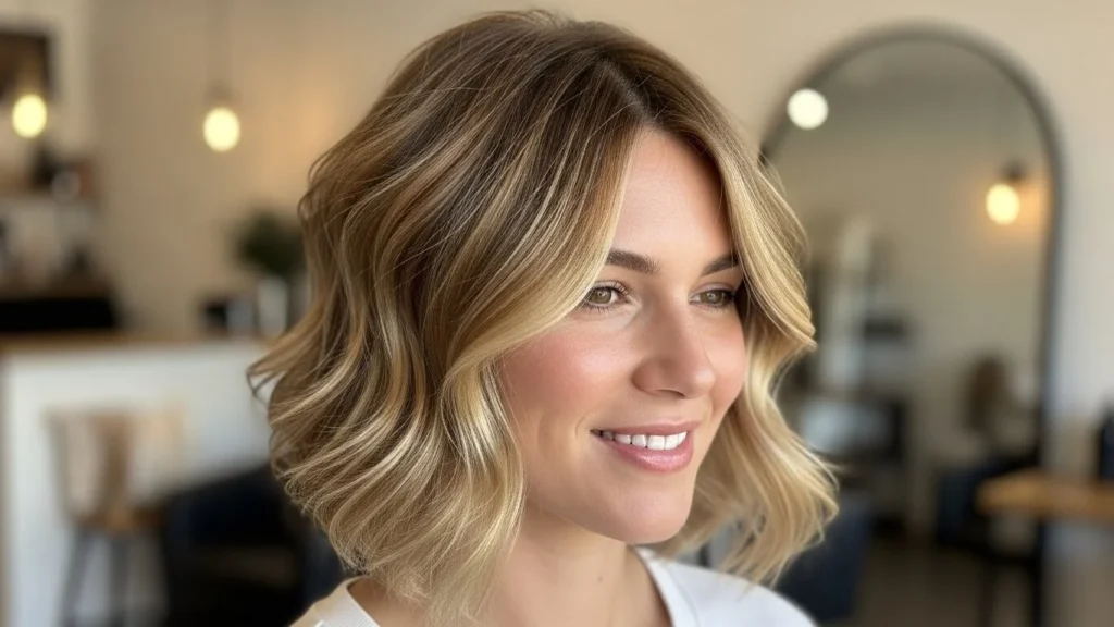 Soft bixie haircut blending pixie and bob shape