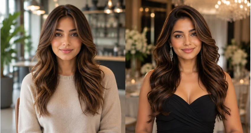 Versatile hairstyle suitable for daily and special occasions